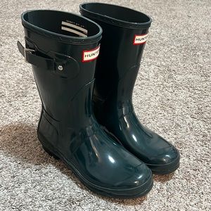 Hunter Dark Green Rain Boots